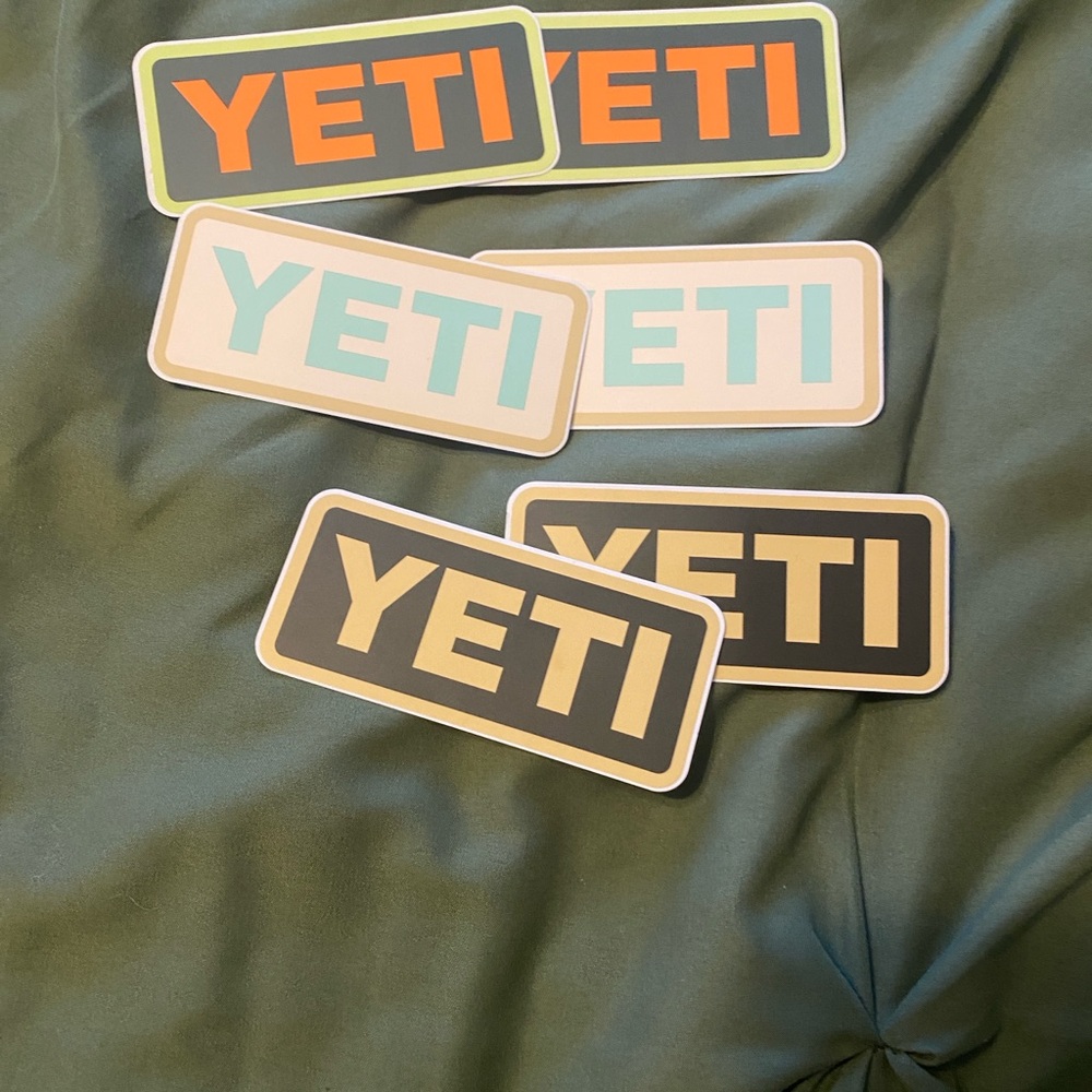 Yeti Multicolor Logo Sticker Collection - Picture 3 of 6